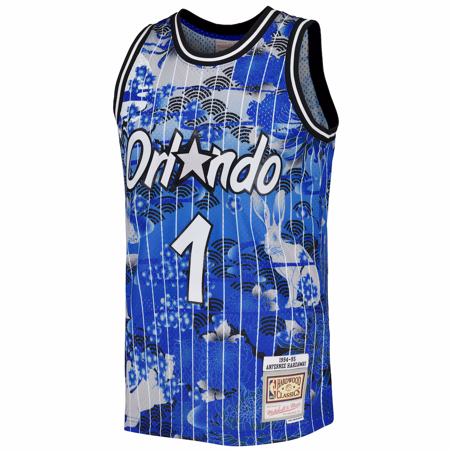 Anfernee Hardaway, Maglia della versione per i fan del Capodanno lunare classico 1994/95 di Mitchell & Ness per Orlando Magic - Blu