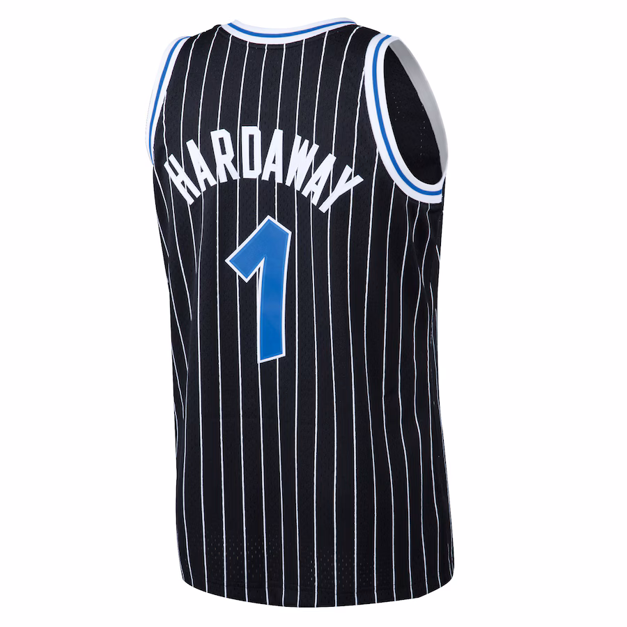 Anfernee Hardaway, Orlando Magic Mitchell & Ness Hardwood Classics Swingman Jersey - Black