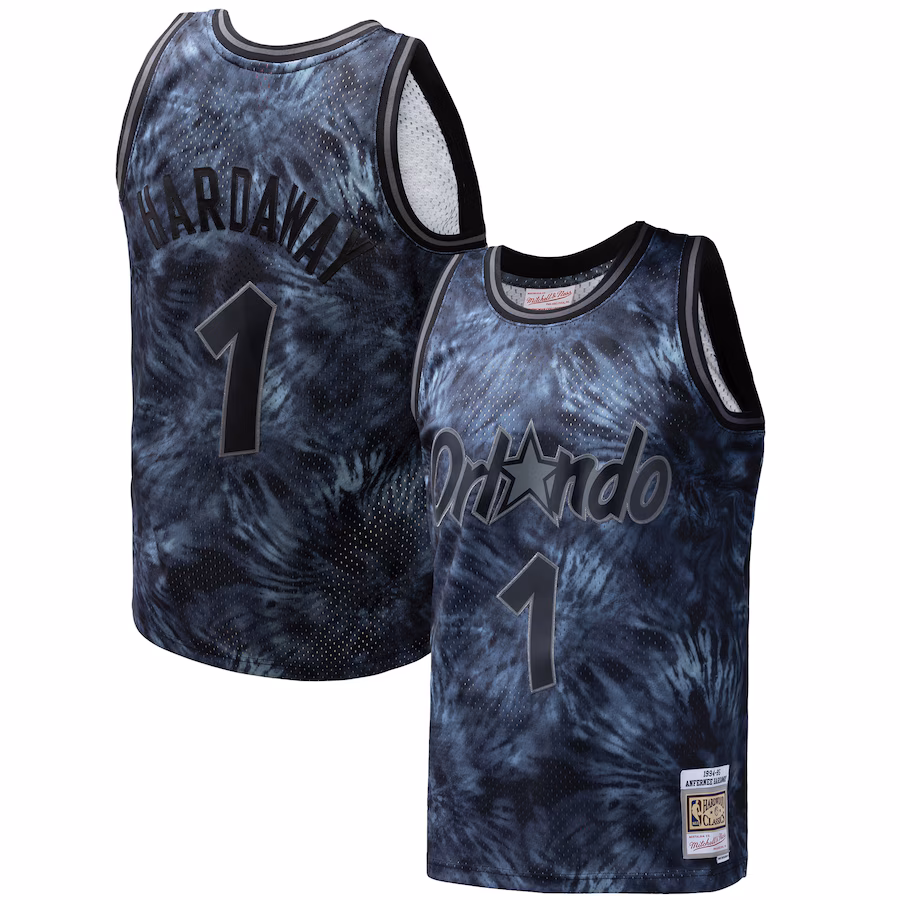Penny Hardaway Orlando Magic Mitchell & Ness Hardwood Classics 1984/85 Tie-Dye Swingman Jersey