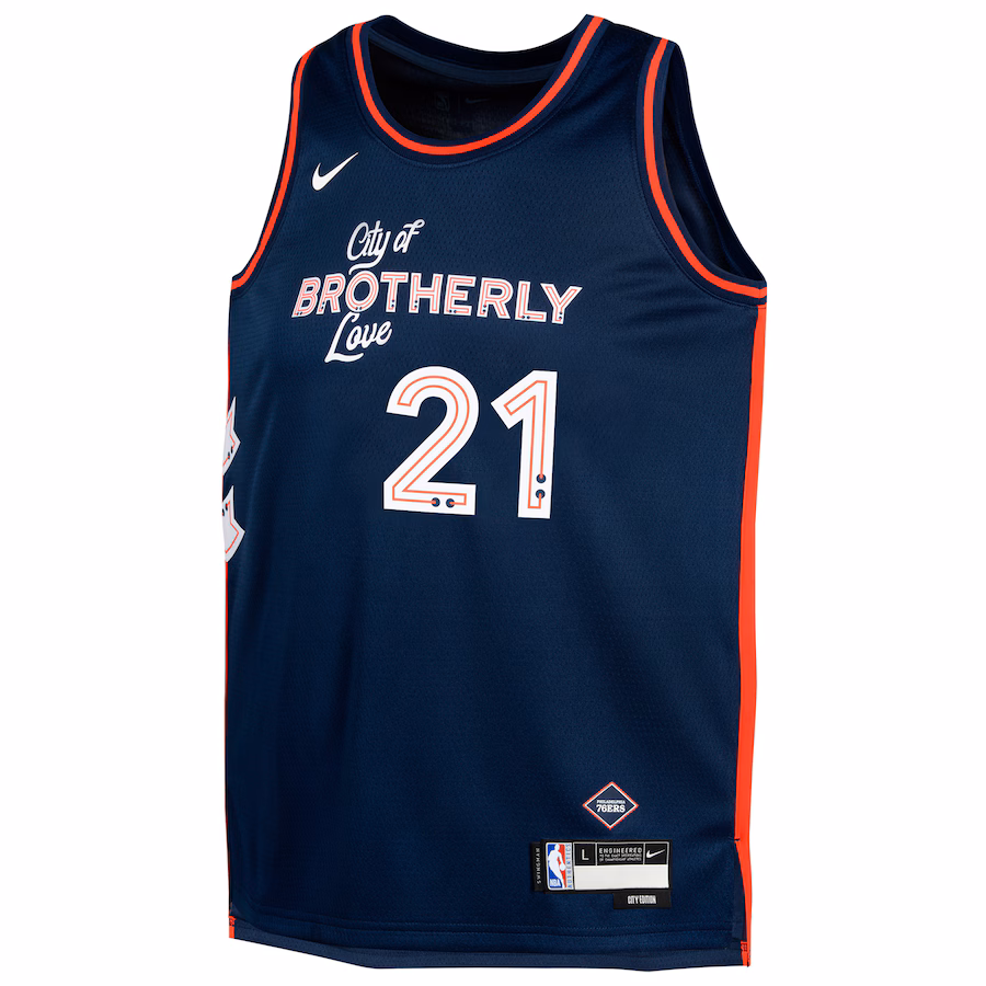 Joel Embiid Philadelphia 76ers City Edition Swingman Jersey