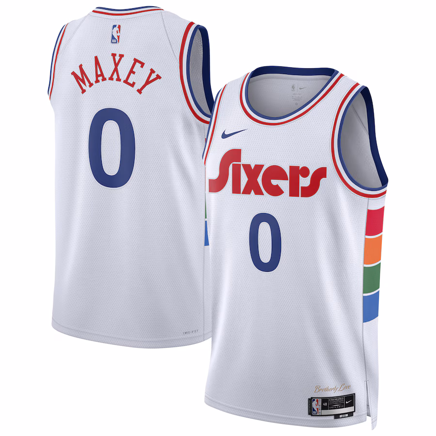 Tyrese Maxey Philadelphia 76ers 2024-25 City Edition Unisex Jersey