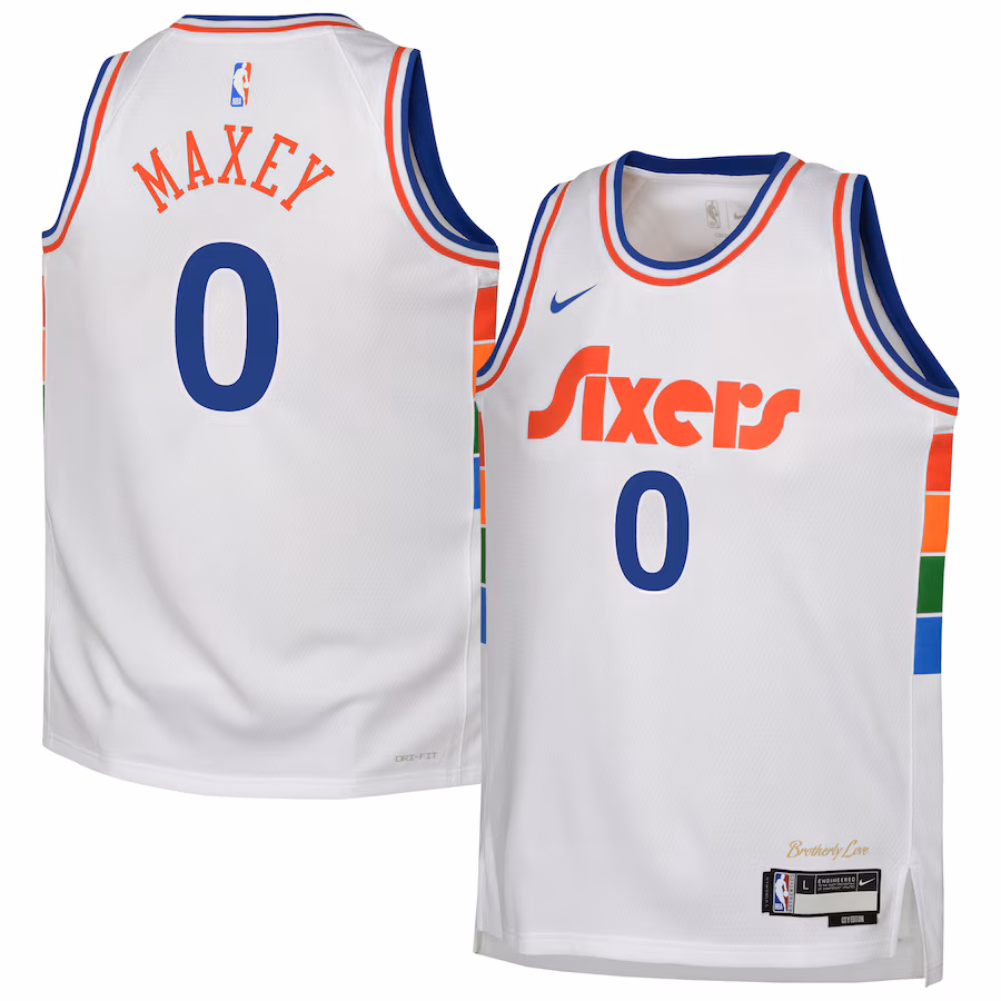 Tyrese Maxey Philadelphia 76ers 2024-25 City Edition Swingman Jersey