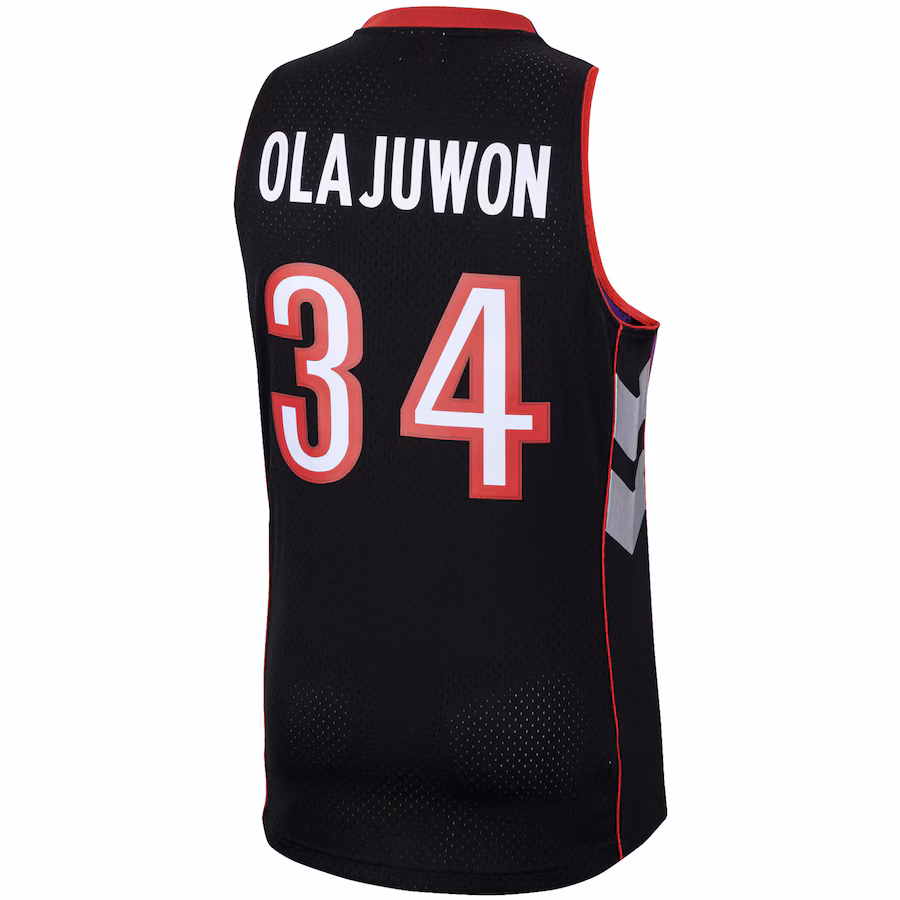 Canotta Basket Hakeem Olajuwon Toronto Raptors 2001/02 Mitchell & Ness Swingman Retro
