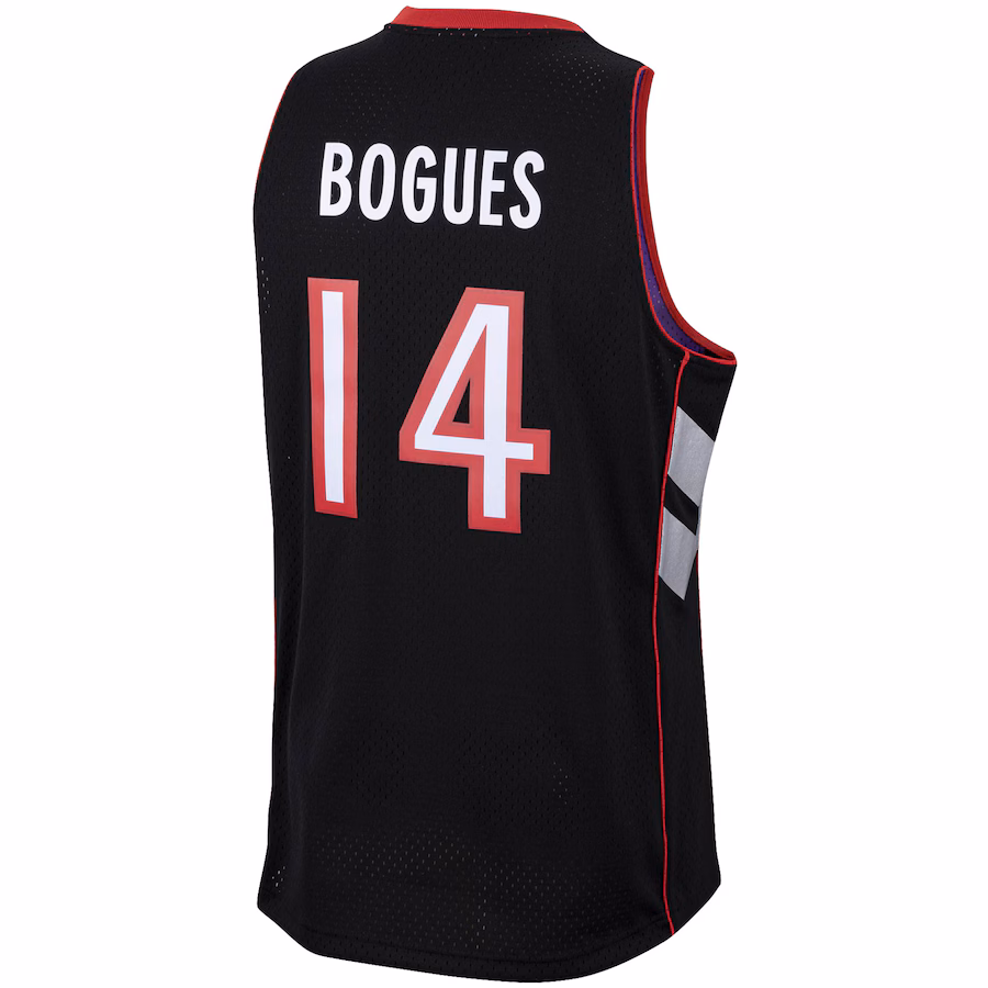 Camiseta Muggsy Bogues Toronto Raptors 2001/02 Mitchell & Ness Hardwood Classics