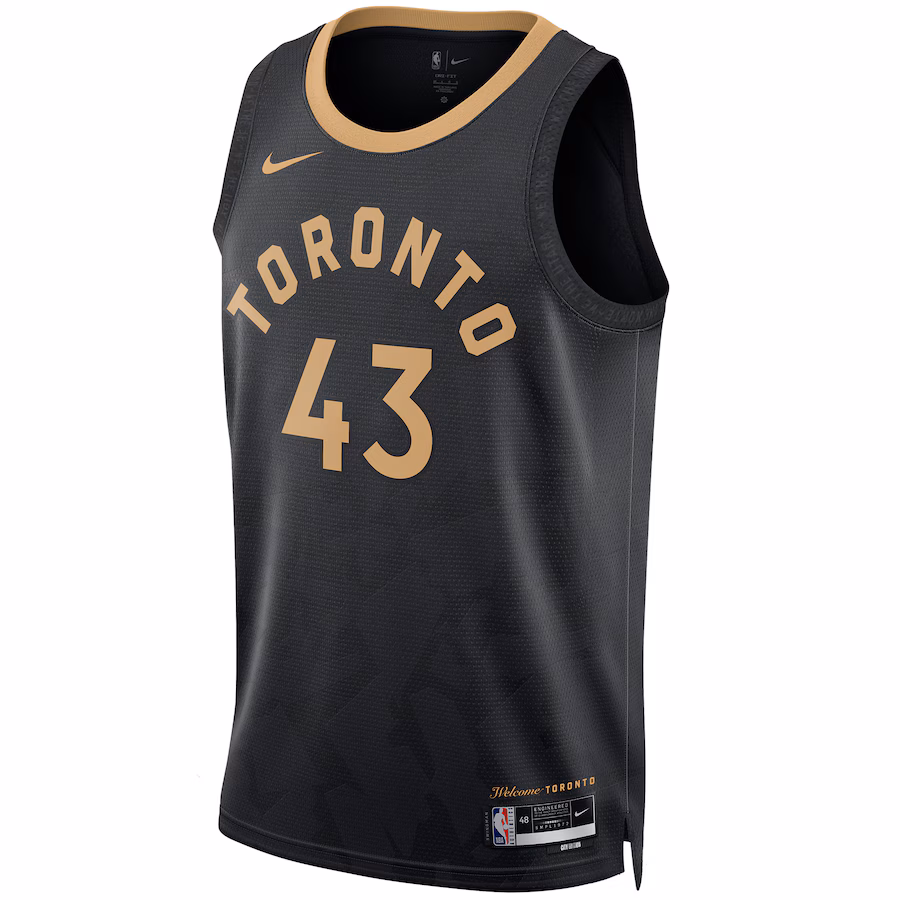 Pascal Siakam Toronto Raptors 2022/23 City Edition Swingman Jersey