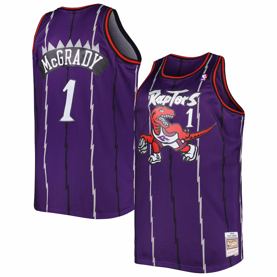 Tracy McGrady Toronto Raptors Mitchell & Ness Big & Tall 1998/99 Hardwood Classics Jersey