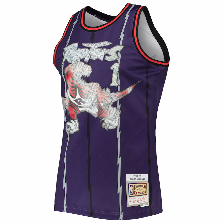 Tracy McGrady Toronto Raptors Mitchell & Ness 1998/99 NBA 75th Anniversary Diamond Jersey