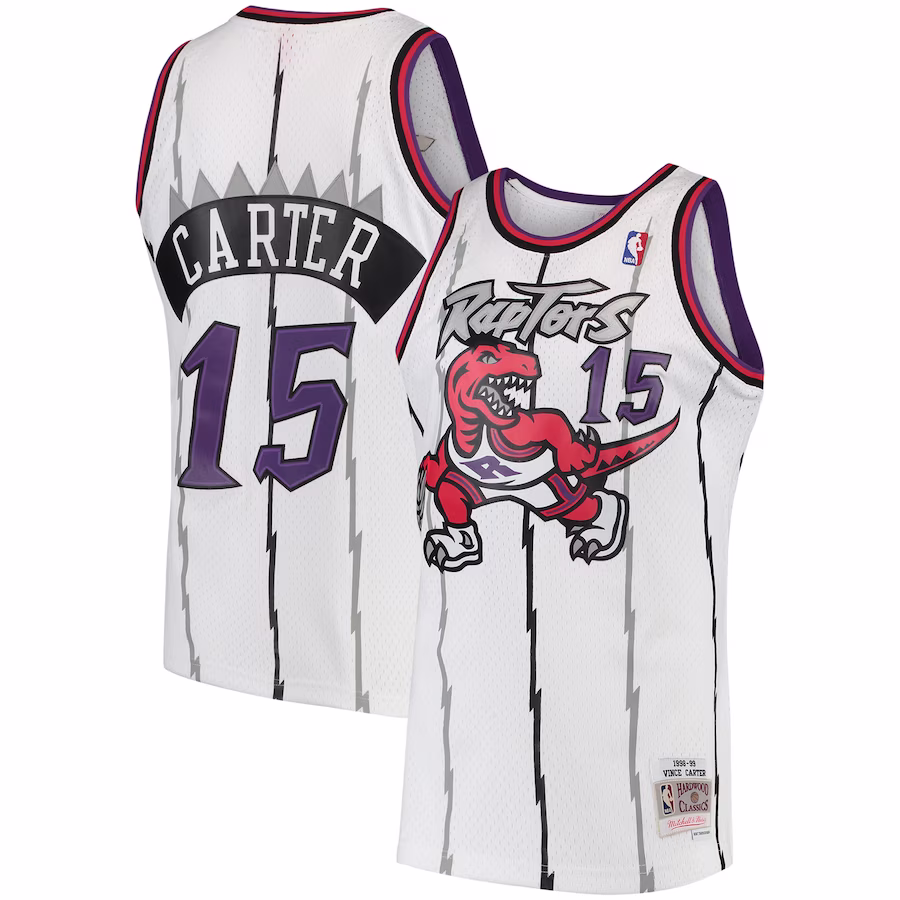 Camiseta Vince Carter Toronto Raptors 1998/99 Mitchell & Ness Swingman HWC