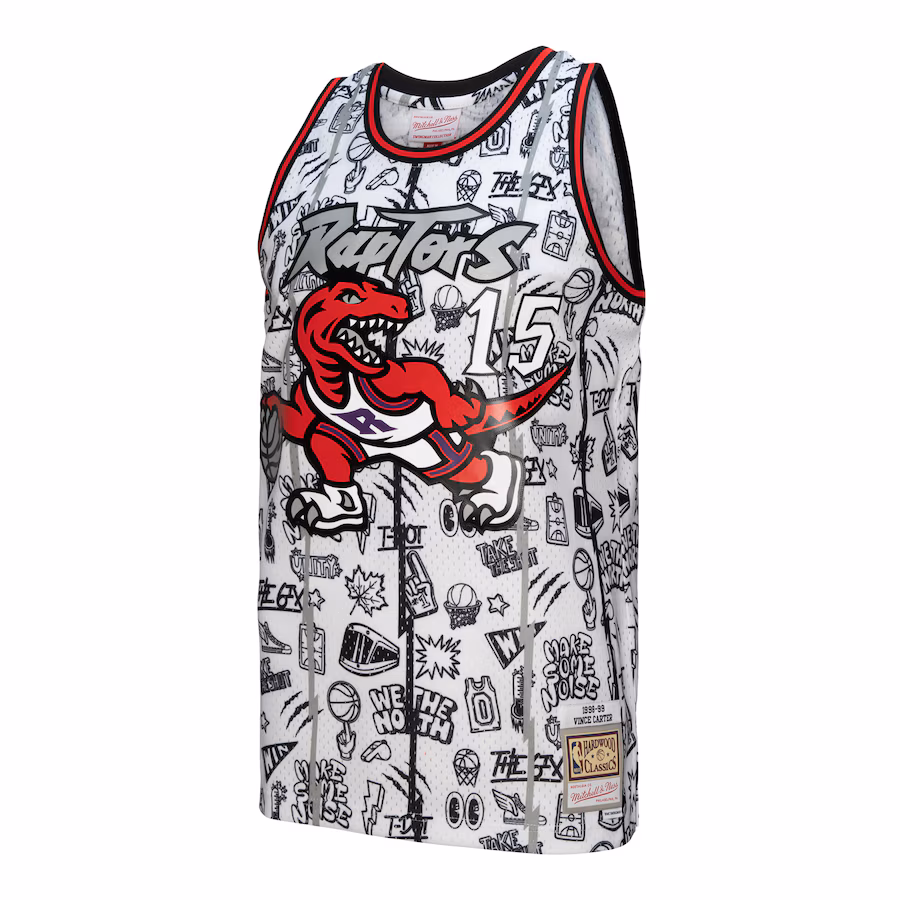 Vince Carter Toronto Raptors Mitchell & Ness 1998/99 Season Swingman Jersey - White