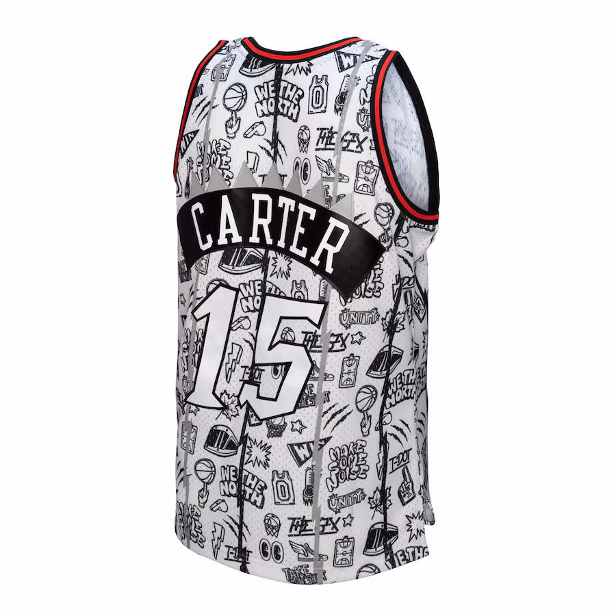 Vince Carter Toronto Raptors Mitchell & Ness 1998/99 Season Swingman Jersey - White