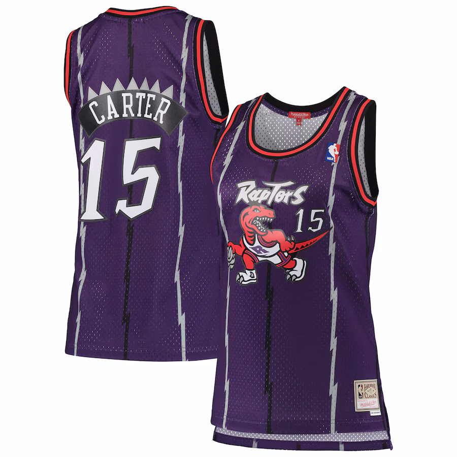 Women's Vince Carter Toronto Raptors Mitchell & Ness 1998/99 HWC Swingman Jersey