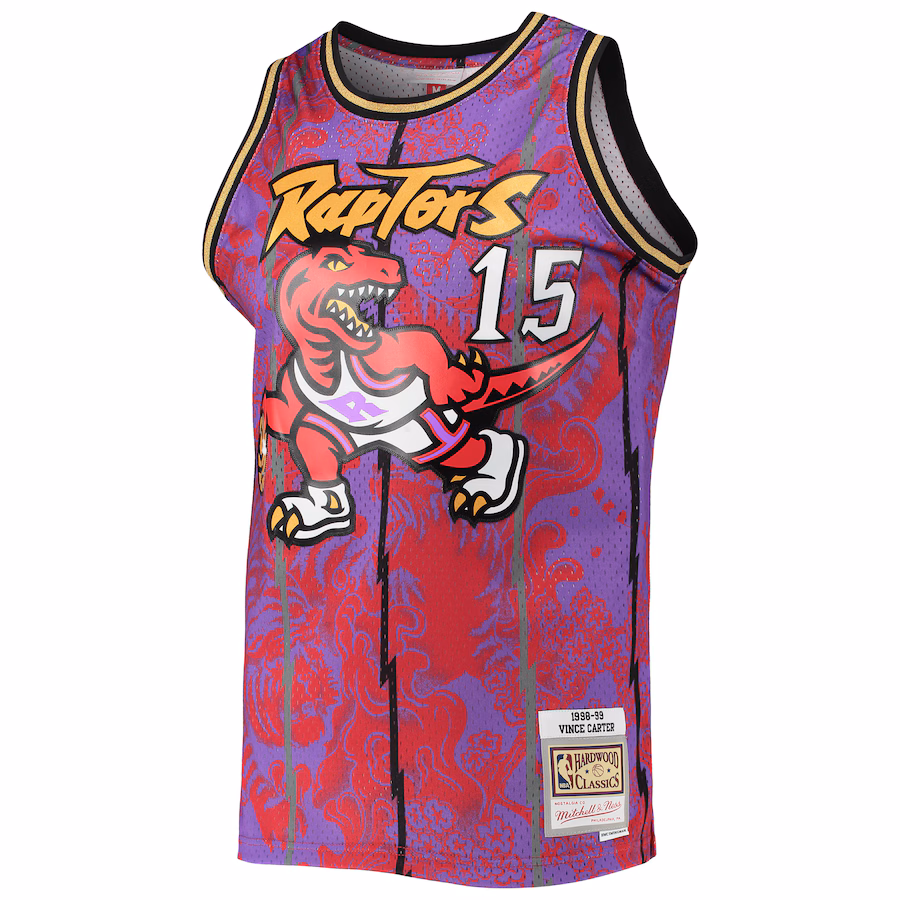Camiseta Vince Carter Toronto Raptors 1998/99 Mitchell & Ness Lunar New Year HWC
