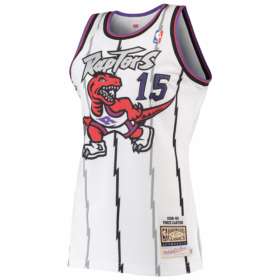 Vince Carter Toronto Raptors Mitchell & Ness 1998/99 Hardwood Classics Jersey