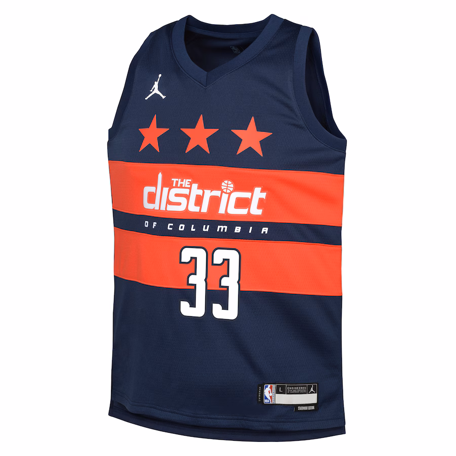 Maillot Kyle Kuzma Washington Wizards Jordan Brand Swingman