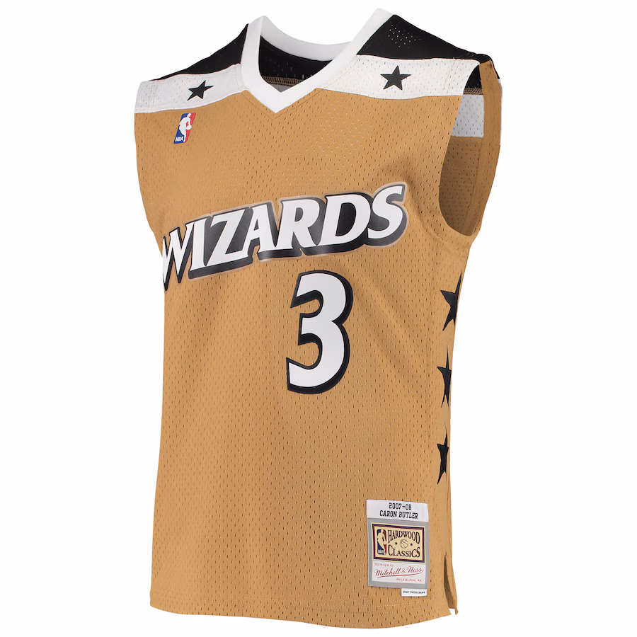 Maillot Caron Butler Washington Wizards Mitchell & Ness 2007/08 Vintage