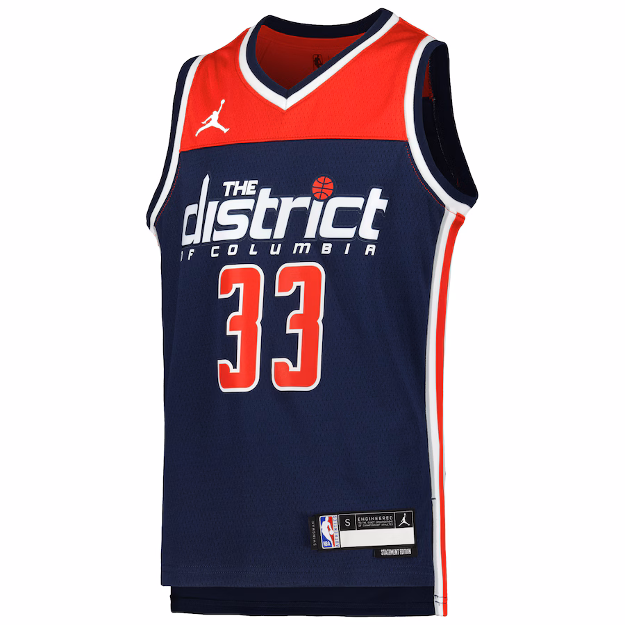 Camiseta Kyle Kuzma Washington Wizards Jordan Brand Swingman