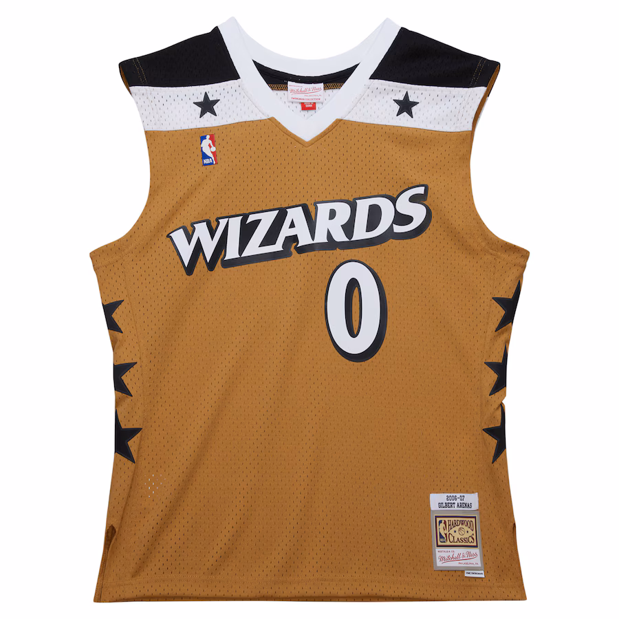Maillot Gilbert Arenas Washington Wizards Mitchell & Ness 2006/07 Vintage