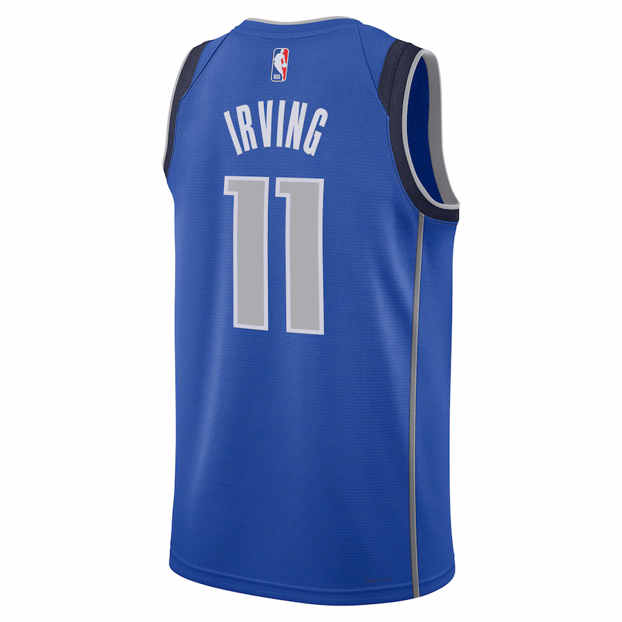 Dallas Mavericks KYRIE IRVING Icon Edition jersey blue