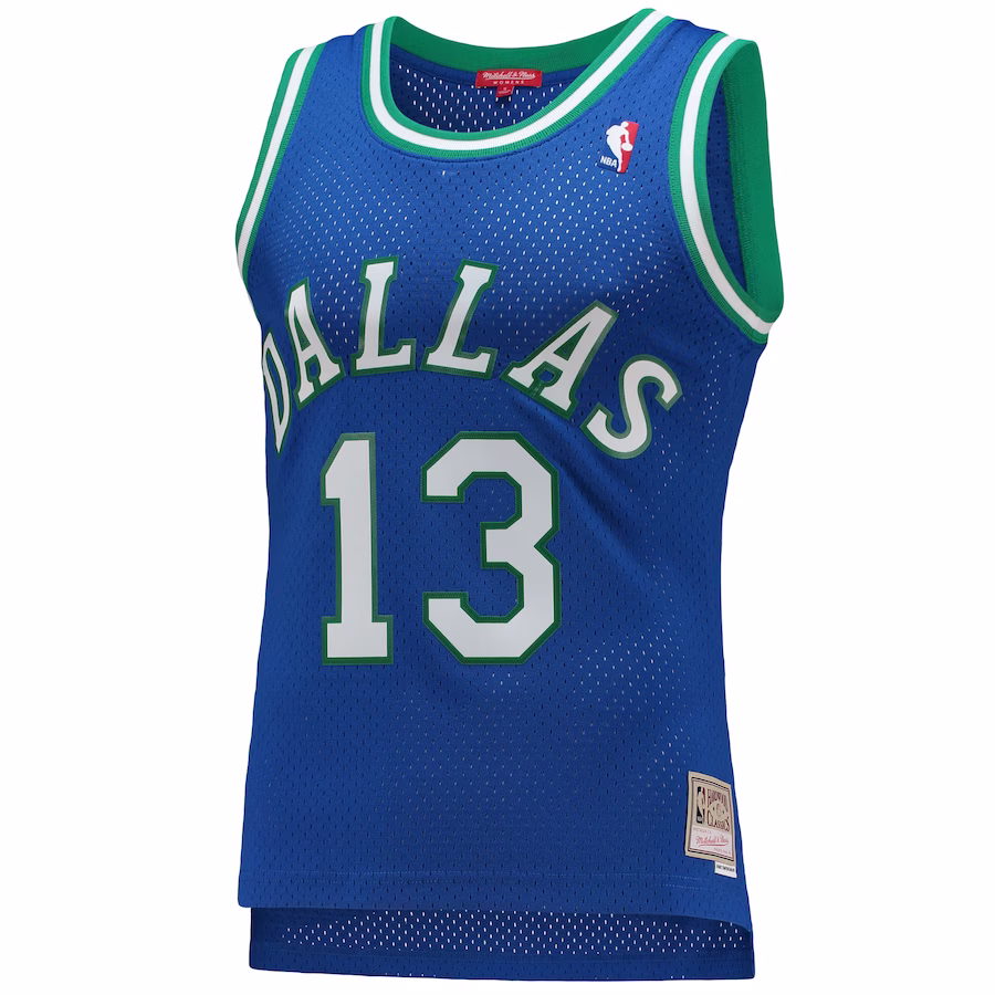 Versión femenina Steve Nash, Dallas Mavericks, edición clásica 1998/99, Azul