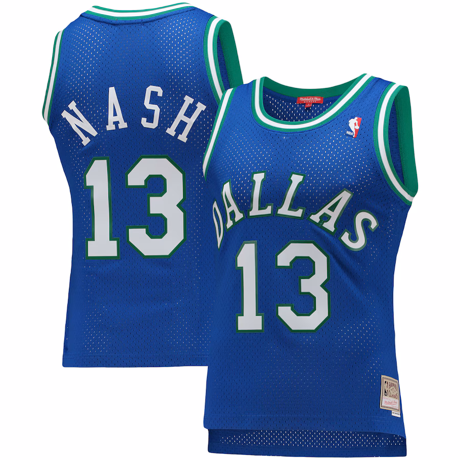 Women's Steve Nash, Dallas Mavericks, 1998/99 Classic Edition, Blue