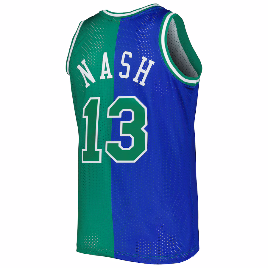 Steve Nash, Dallas Mavericks, 1998/99, Bleu/Verte