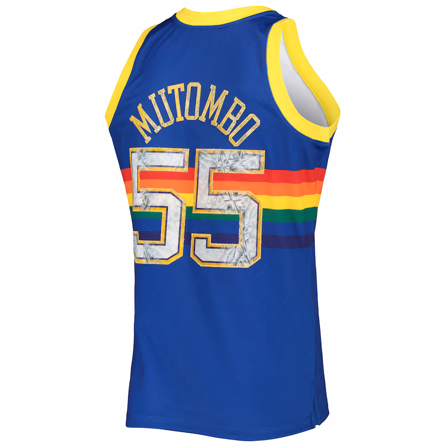 Dikembe Mutombo Denver Nuggets 1996/97 Trikot - NBA 75th Anniversary Diamond