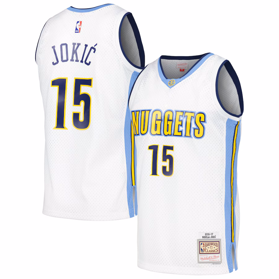 Nikola Jokic, Denver Nuggets, 2016/17 Retro, White