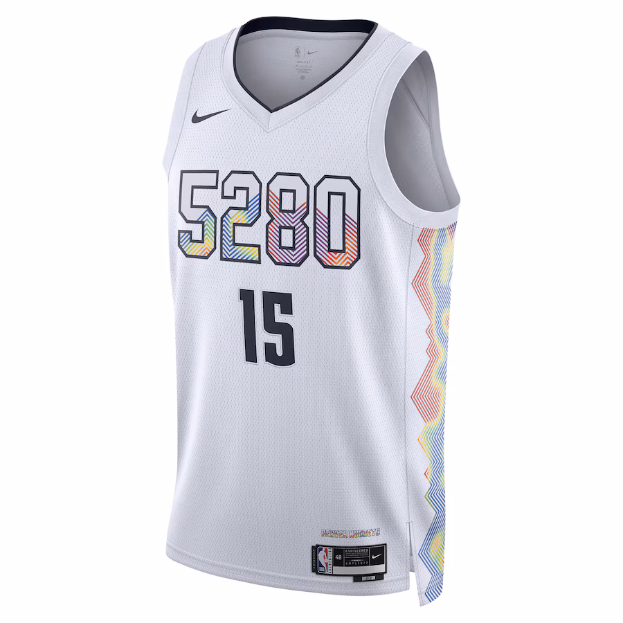 Nikola Jokic, Denver Nuggets, 2024/25 City Edition, White