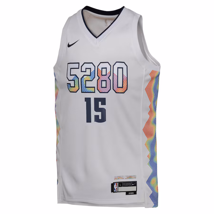 Nikola Jokic, Denver Nuggets, 2024/25 City Edition, White