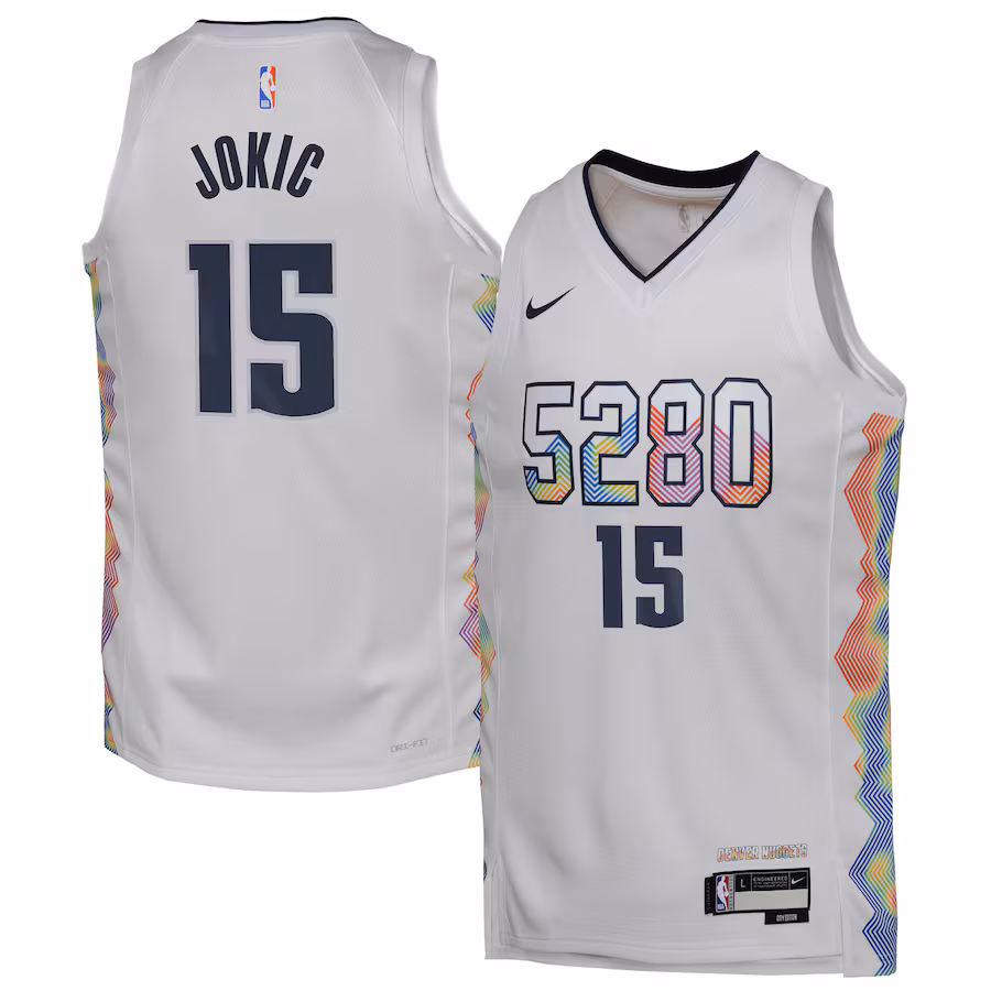 Nikola Jokic, Denver Nuggets, 2024/25 City Edition, White