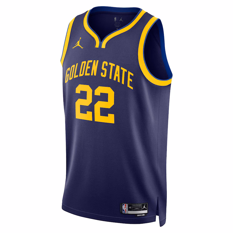 Andrew Wiggins, Golden State Warriors, Jordan Brand Unisex, Statement Edition, Navy Blue