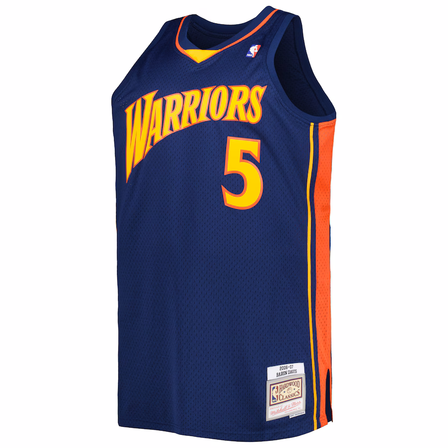 Baron Davis Warriors 2006/07 Mitchell & Ness Hardwood Classics Jersey