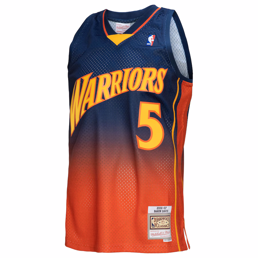 Baron Davis, Golden State Warriors, 2006/07 Clásico, Azul marino/Naranja