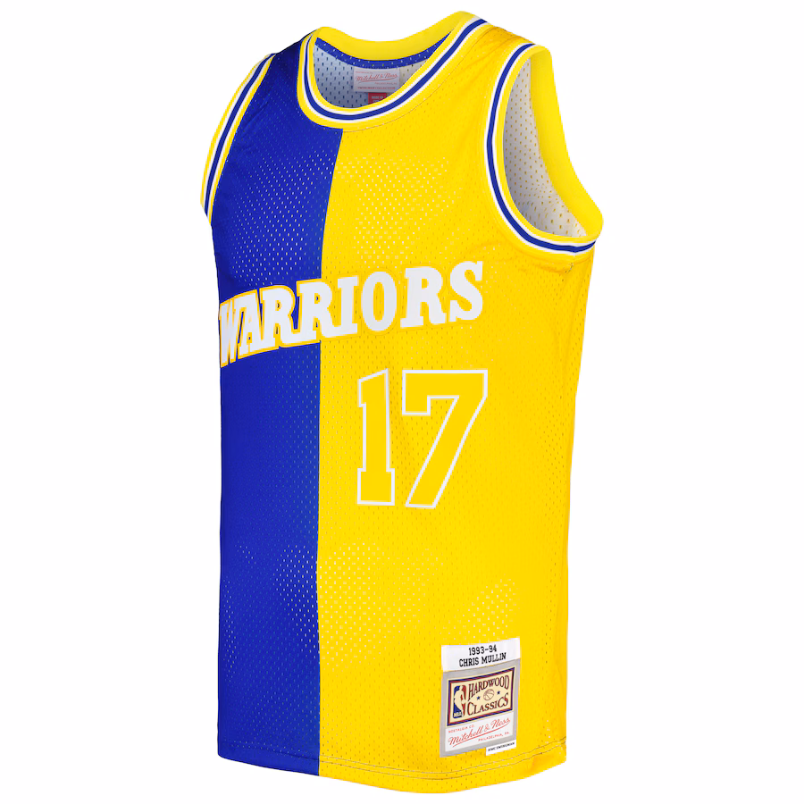 Chris Mullin, Golden State Warriors, 1993/94, Königsblau/Gold
