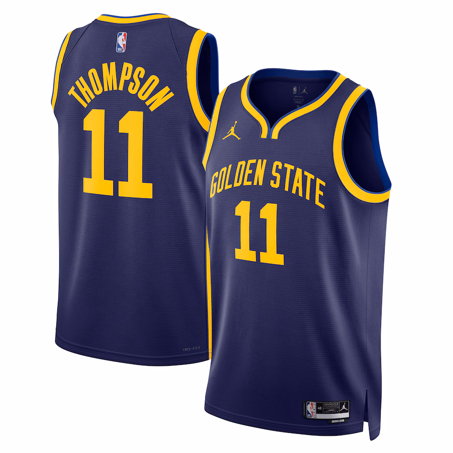 Klay Thompson, Golden State Warriors, Unisex Statement Edition, Navy Blue