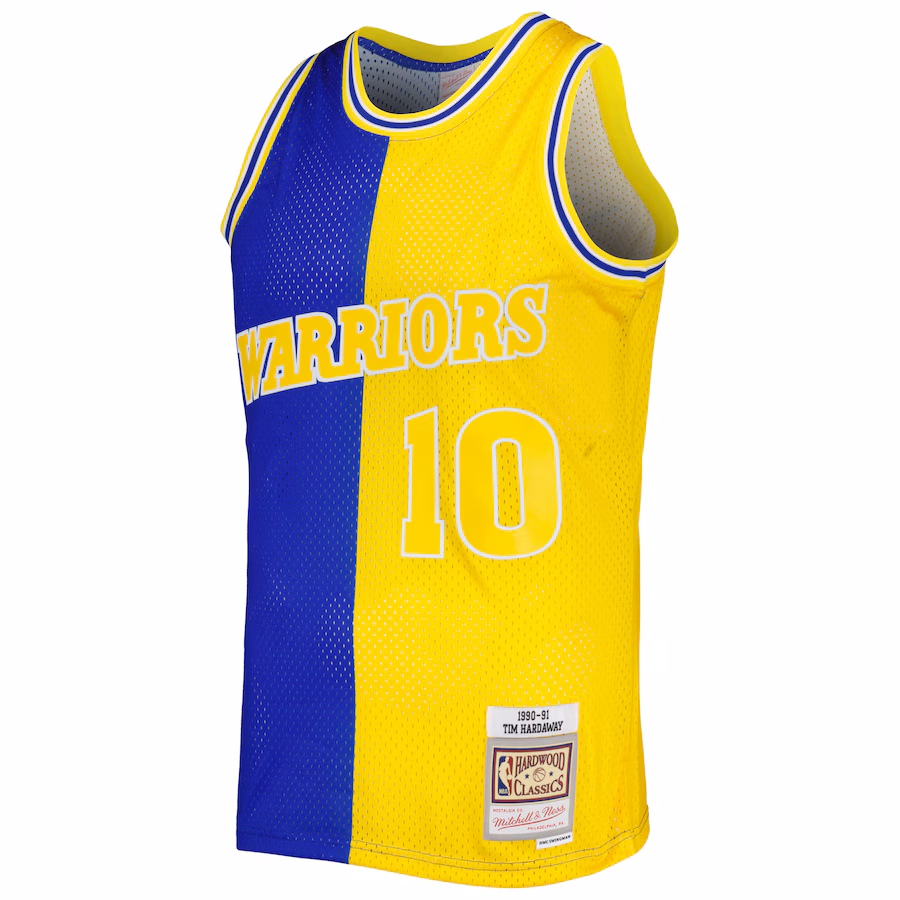 Tim Hardaway, Golden State Warriors, 1990/91, Royal Blue/Gold