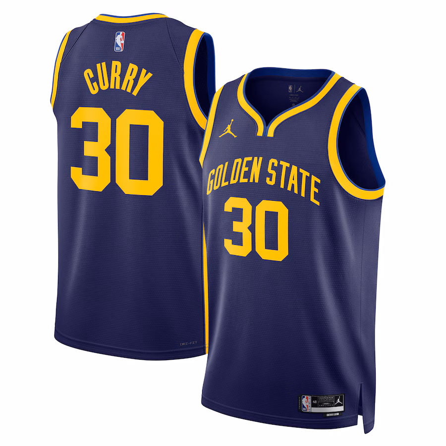 Stephen Curry, Golden State Warriors, Unisex Statement Edition, Navy Blue