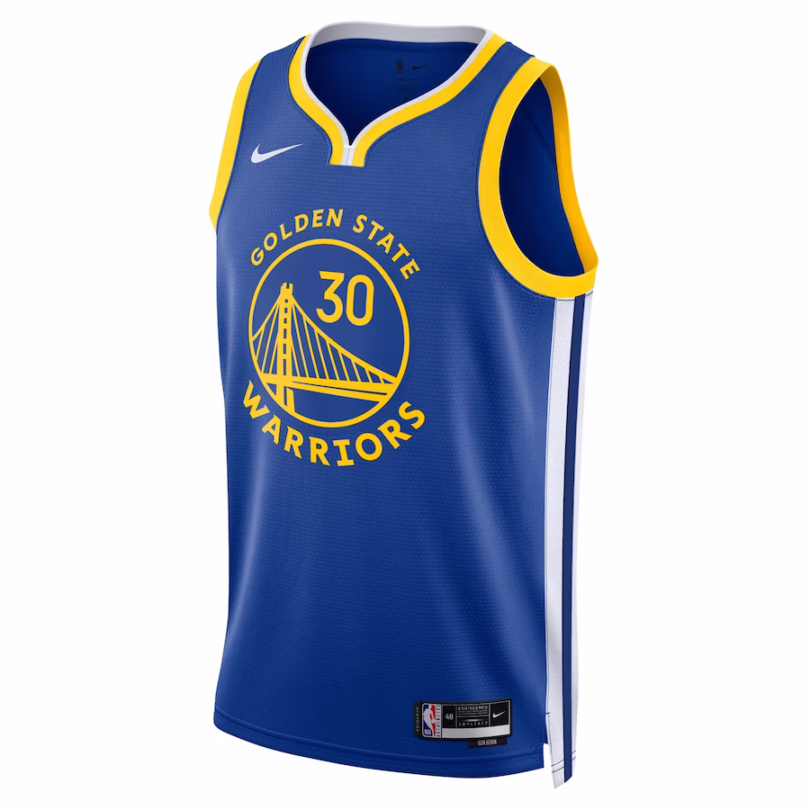 Stephen Curry, Golden State Warriors, Unisex Icon Edition Jersey, Royal Blue