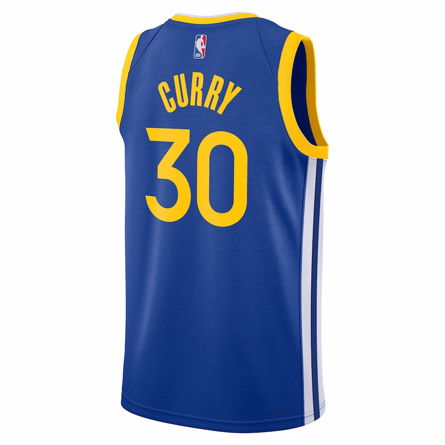 Stephen Curry, Golden State Warriors, Unisex Icon Edition Jersey, Royal Blue