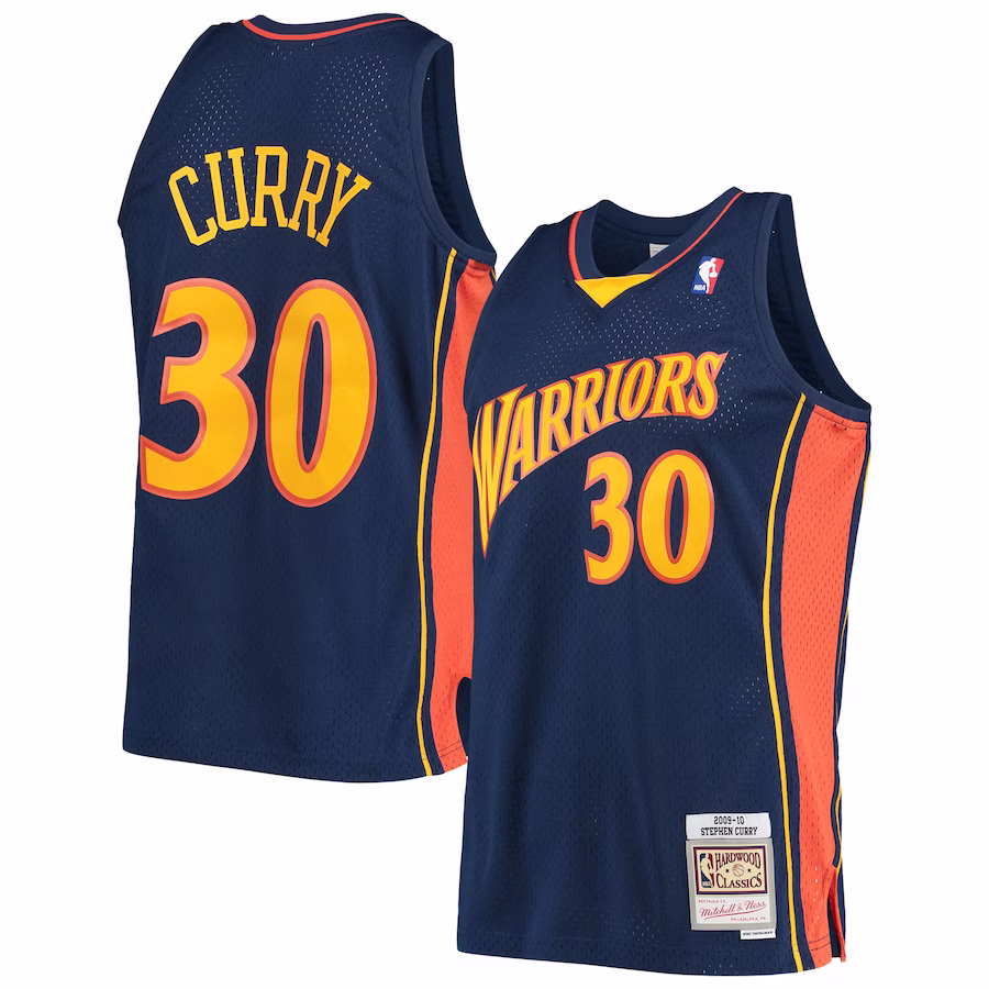 Stephen Curry, Golden State Warriors, Navy Blue