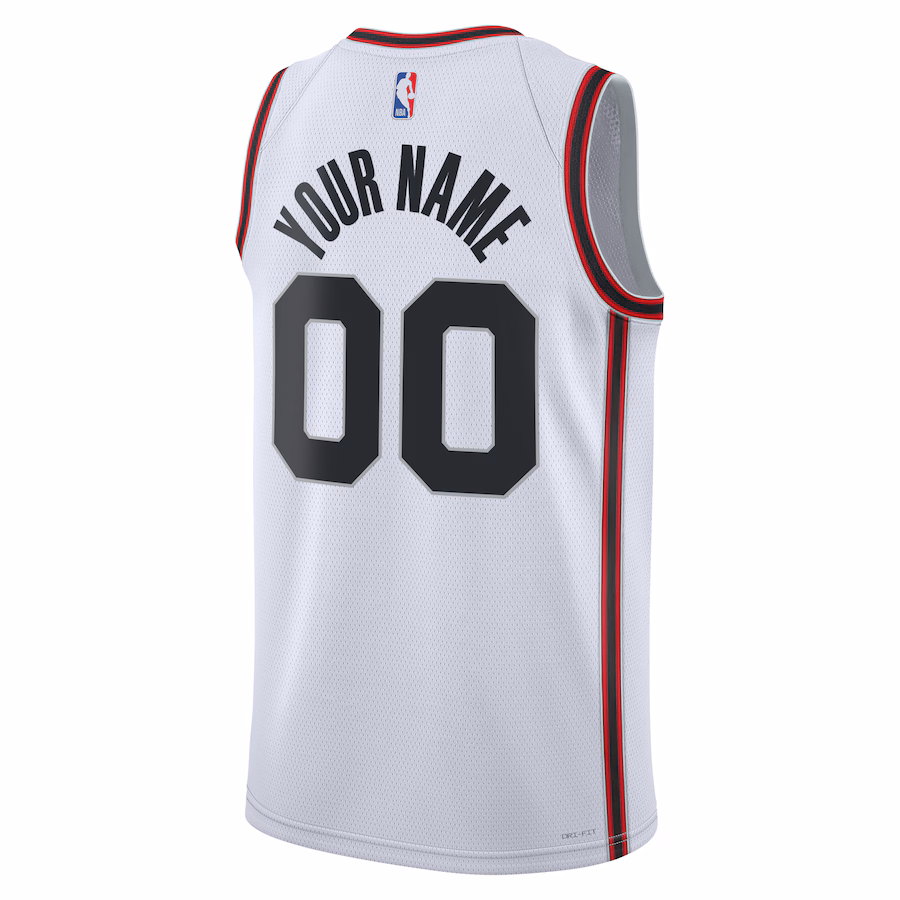 Houston Rockets, Camiseta personalizada unisex 2024/25, Edición City, Blanco