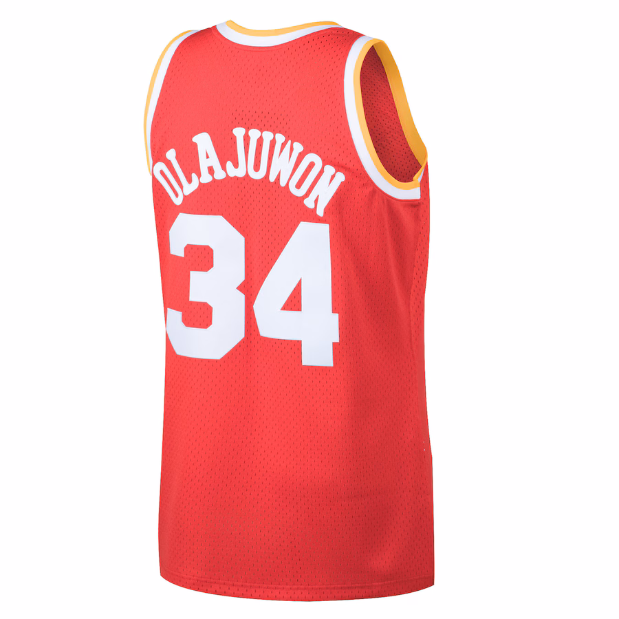 Hakeem Olajuwon, Houston Rockets, Maglia da fan classica 1993/94, Rossa