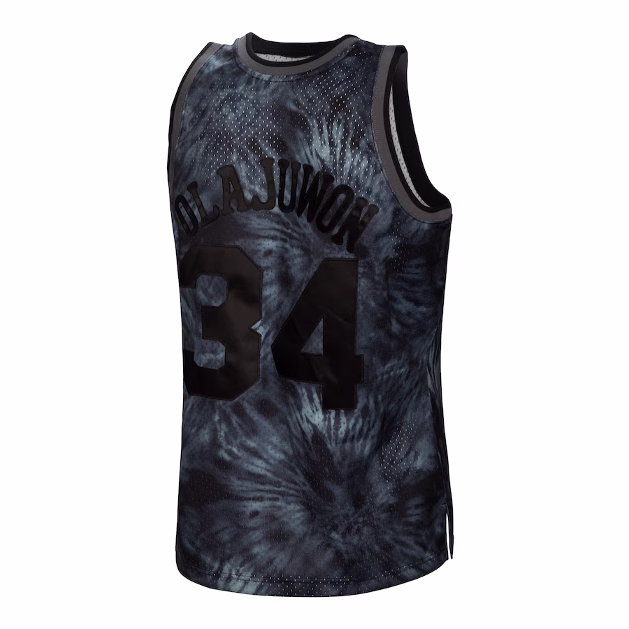 Hakeem Olajuwon, Houston Rockets, Maglia Swingman Tie-Dye 1993/94, Nera
