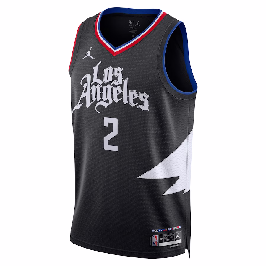 Maillot Clippers Los Angeles Édition Statement Kawhi Leonard Noir