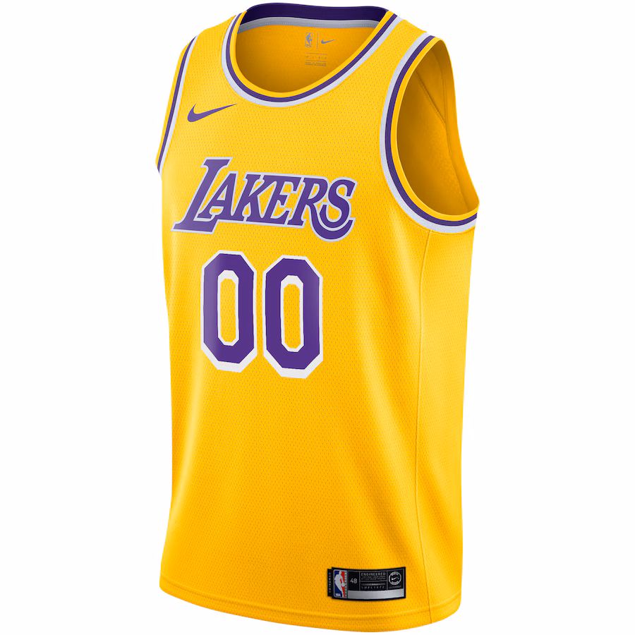 Los Angeles Lakers, Jersey personalizado 2020/21, Oro