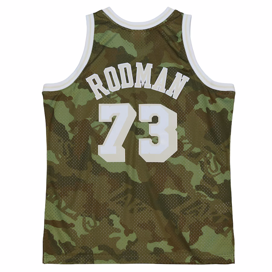 Dennis Rodman, Los Angeles Lakers, 1998/99 Geistergrünes Jersey, Tarnung