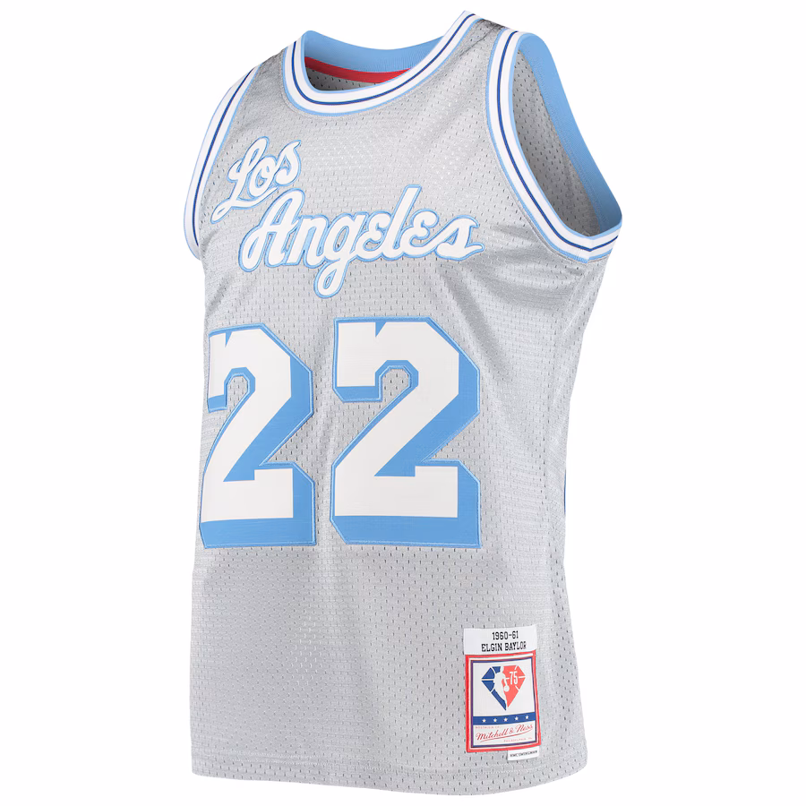 ELGIN BAYLOR Los Angeles Lakers 75-Jahre-Jubiläum 1960/61
