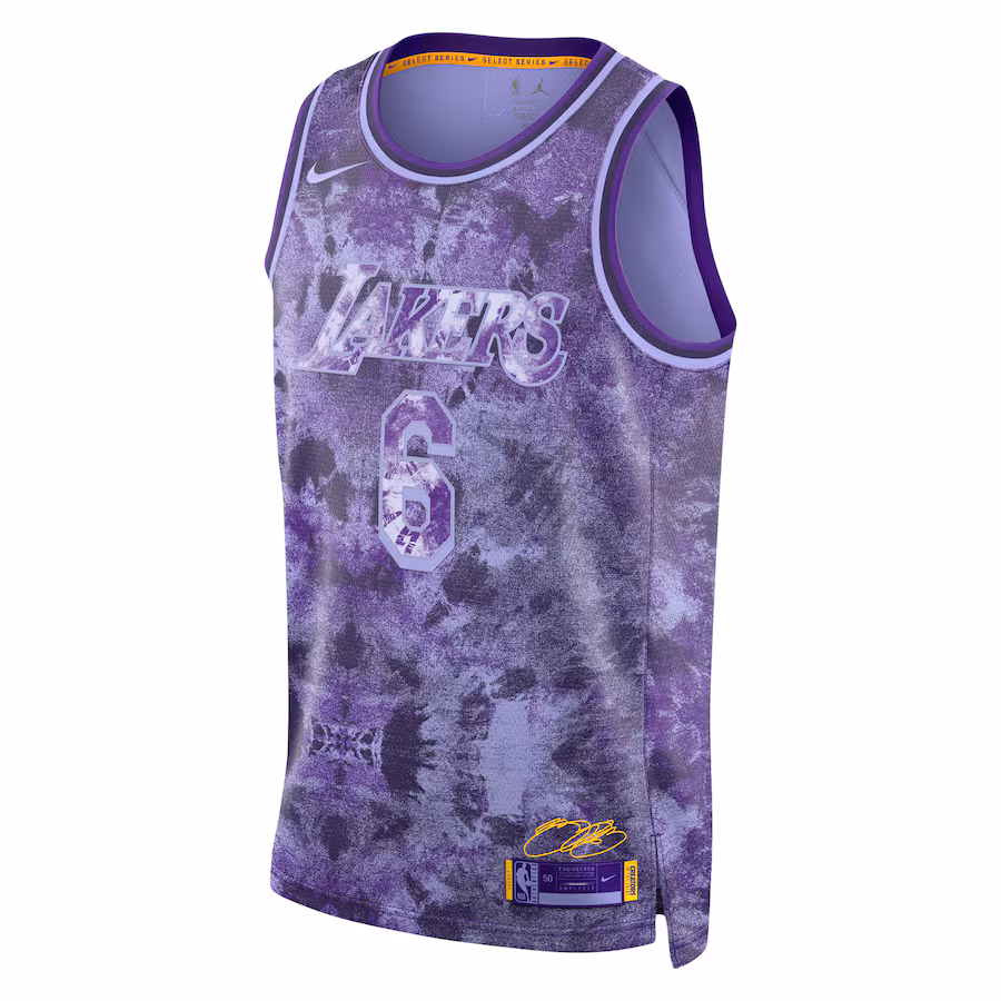 LeBron James, Los Angeles Lakers, Unisex, Lila