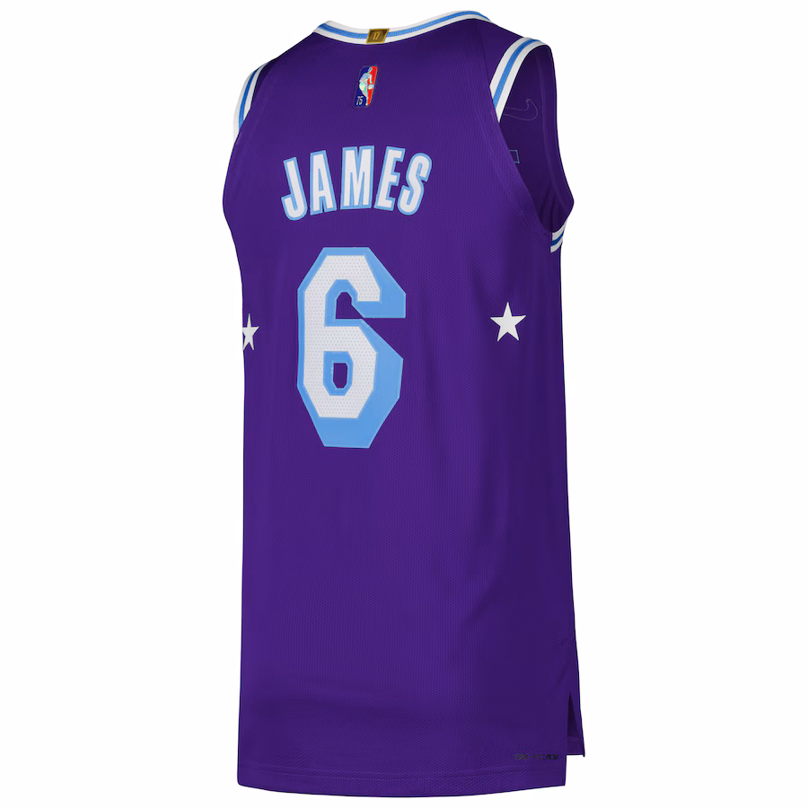 LeBron James, Los Angeles Lakers, City Edition, Lila