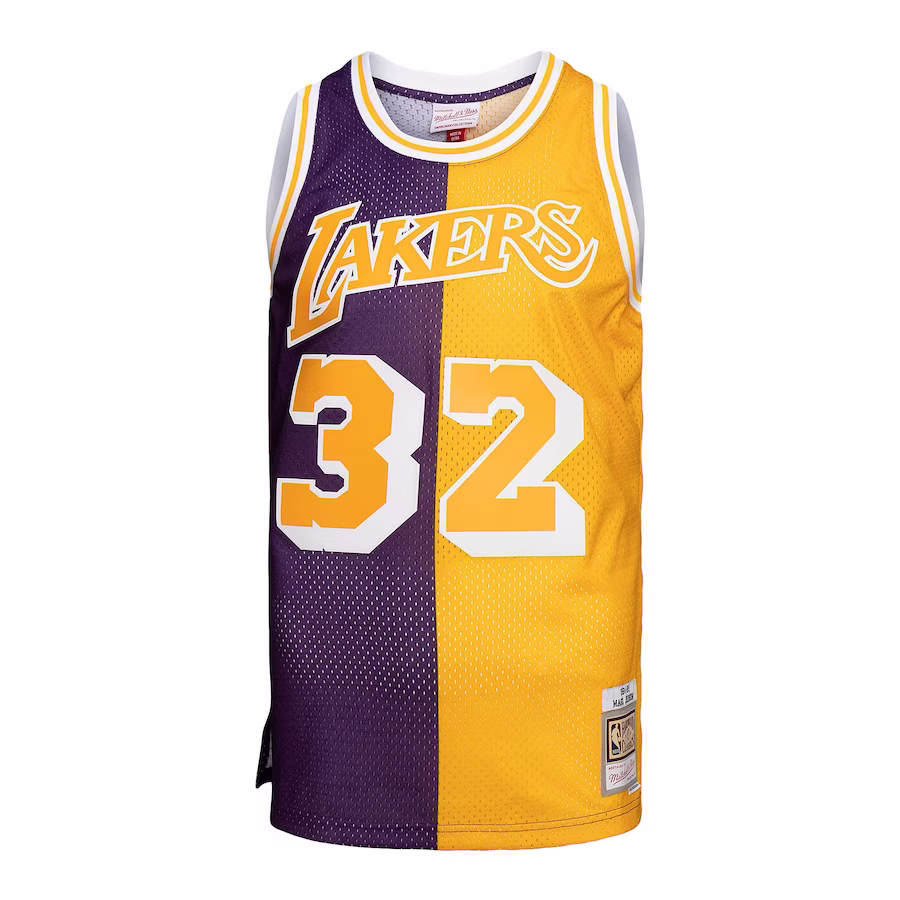 Magic Johnson, Los Angeles Lakers, 1984/85, Lila/Gold